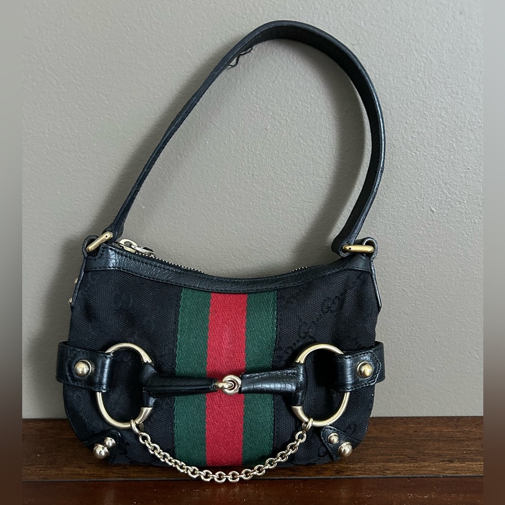 gucci horsebit bag mini authentic.